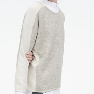 J. Crew Heathered Gray Knit Top SZ XS